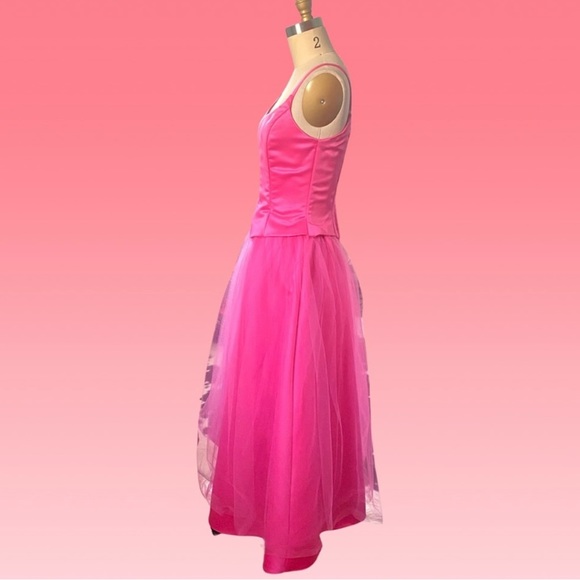 Vtg 90s Rare GUNNE SAX by Jessica McClintock
Statement Satin Corset Prom Dress - Picture 6 of 15